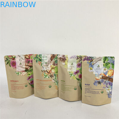 Cmyk 1.2C MPET se levanta el PA de la bolsa 1.5C de la cremallera para el té/el café