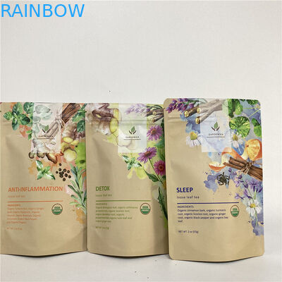 Cmyk 1.2C MPET se levanta el PA de la bolsa 1.5C de la cremallera para el té/el café