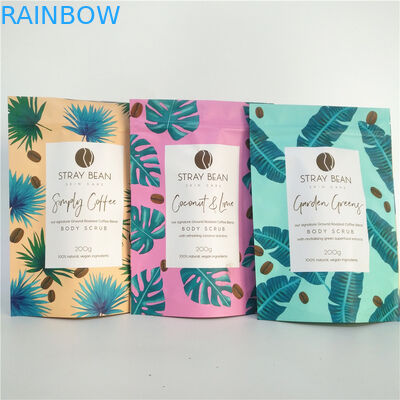 Bolsa de empaquetado mate de Mylar del papel de aluminio del bolso 100g 200g de la sal de baño del vmpet de OPP