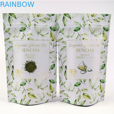 Bolsa plástica de empaquetado de Mylar de los bolsos del té del café del Mopp Vmpet 50G 250G 500G