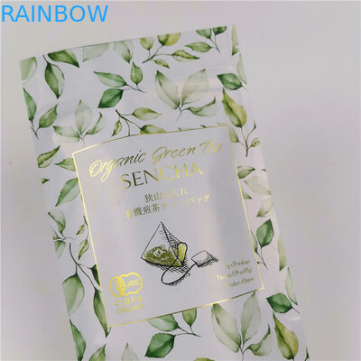 La bolsa 120mic MOPP del té del papel de aluminio de CMYK ISO VMPET se levanta el bolso de la cremallera