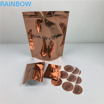 bolso Ziplock de Mylar de la ropa de 120mic MOPP CMYK de la hoja del bolso del claro plástico del SGS