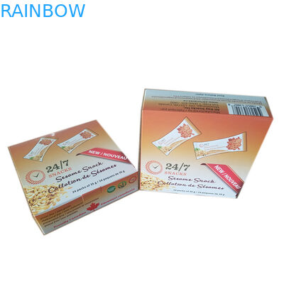 Vmpet de empaquetado del tablero de marfil de la caja 350G del papel de la exhibición del bocado ISO CMYK