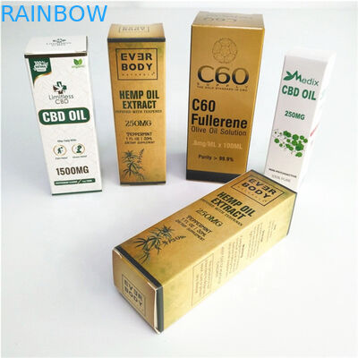 Cosméticos de papel del SGS CMYK que empaquetan el sellado de la hoja de las cajas 2oz 60ml 30ml