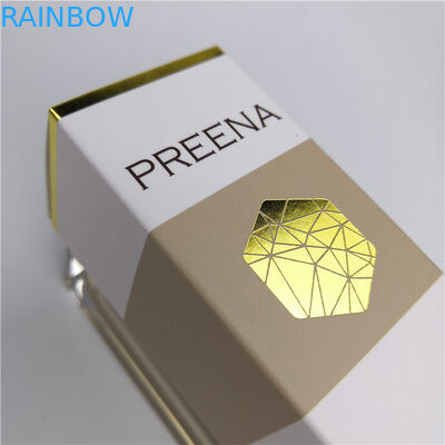 Cosméticos de papel del SGS CMYK que empaquetan el sellado de la hoja de las cajas 2oz 60ml 30ml