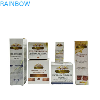 Cosméticos de papel del SGS CMYK que empaquetan el sellado de la hoja de las cajas 2oz 60ml 30ml