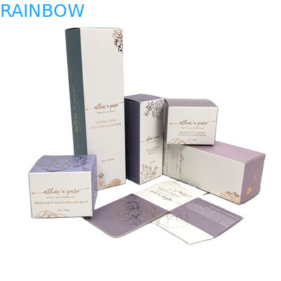 Cosméticos de papel del SGS CMYK que empaquetan el sellado de la hoja de las cajas 2oz 60ml 30ml