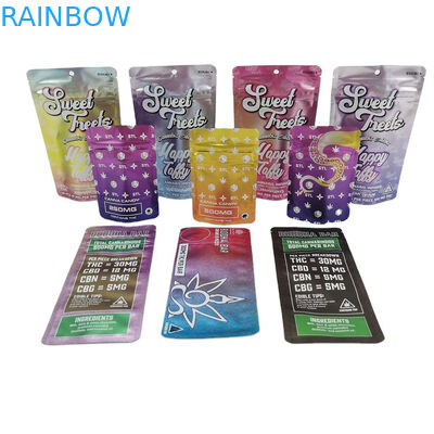 Caramelo resistente Edibles del bolso 500mg VMPET de Mylar de los niños del SGS 120mic MOPP