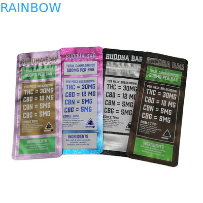 Caramelo resistente Edibles del bolso 500mg VMPET de Mylar de los niños del SGS 120mic MOPP