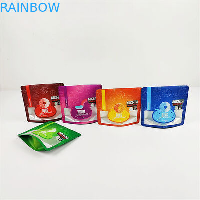 Fotograbado de 3.SA8000 QS CBD que imprime las bolsas 100mic Matte Clear Mylar Bags de la prueba del olor