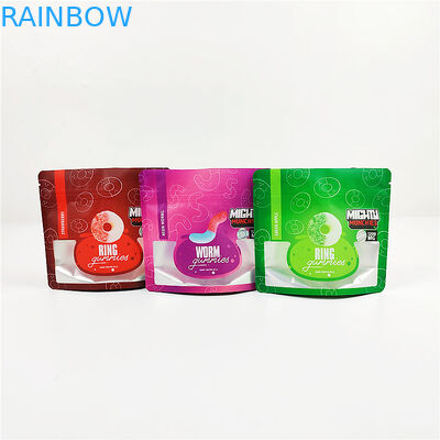 Fotograbado de 3.SA8000 QS CBD que imprime las bolsas 100mic Matte Clear Mylar Bags de la prueba del olor