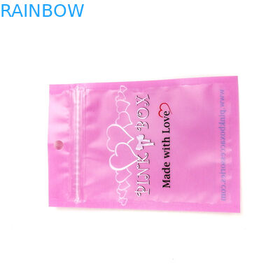 la película múltiple del diseño del logotipo del foi del bolso plástico de encargo de la joyería cortó los alineadores que empaquetaban los bolsos para el bolso ziplock claro de la ropa