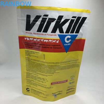 El soporte encima del empaquetado laminado compuesto del almacenamiento de la comida del polvo de la proteína del papel de aluminio empaqueta bolsos de polvo Ziplock de la comida 1kg
