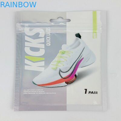 El empaquetado plástico reutilizable de Mini Zipper Pouch Shoe Pad empaqueta el bolso lateral del sello tres para los cordones