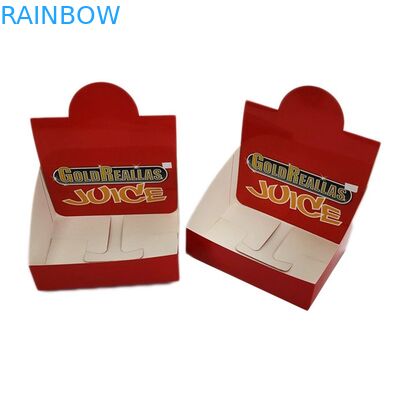 Barras de encargo de la proteína del chocolate de las barras de energía de la caja de presentación de Logo Energy Drink Paper Counter que empaquetan las cajas