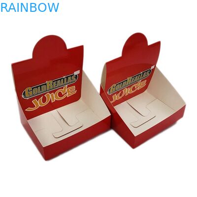 Barras de encargo de la proteína del chocolate de las barras de energía de la caja de presentación de Logo Energy Drink Paper Counter que empaquetan las cajas