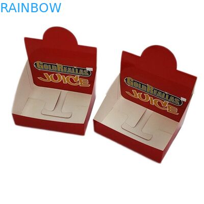 Barras de encargo de la proteína del chocolate de las barras de energía de la caja de presentación de Logo Energy Drink Paper Counter que empaquetan las cajas