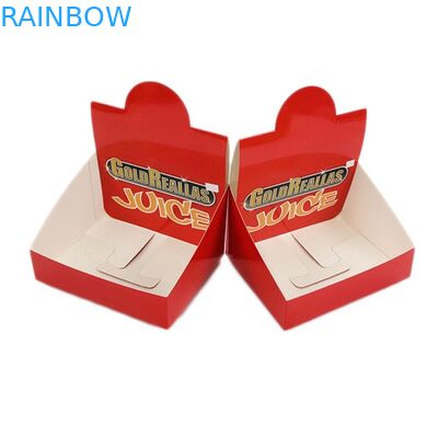 Caja de empaquetado modificada para requisitos particulares de la caja de papel del bocado del caramelo de la comida del tarro del tubo plegable reciclable de la botella para los bolsos de la bolsita