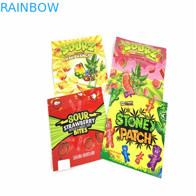 La bolsa Ziplock de la prueba del olor del fotograbado del SGS de CMYK se levanta al niño 110mic resistente