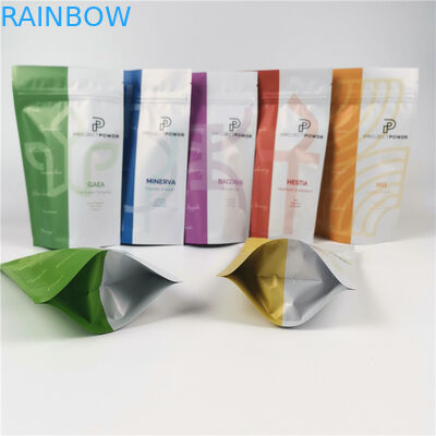 La comida pulveriza Doypack empaqueta la bolsa herbaria de empaquetado del soporte del AL 0.7C del incienso herbario para arriba