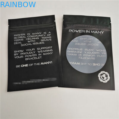 Bolsas plásticas de empaquetado de la joyería del SGS VMPET 10C del bolso de la cremallera plástica de CMYK Gravnre