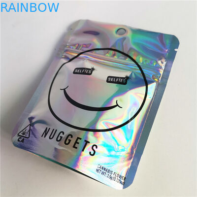 incienso herbario de 3.5g Cbd que empaqueta el bolso de la cremallera de Matte Glossy 12C VMPET Cbd