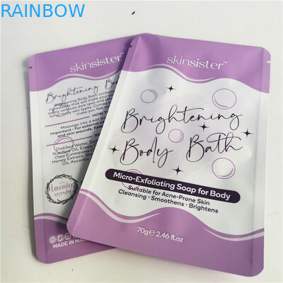 Bolso cosmético laminado que se puede volver a sellar de la cremallera del SGS MPET del bolso del bocado del AL 0.7C 12C