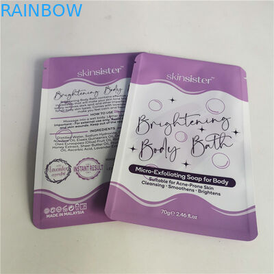 Bolso cosmético laminado que se puede volver a sellar de la cremallera del SGS MPET del bolso del bocado del AL 0.7C 12C