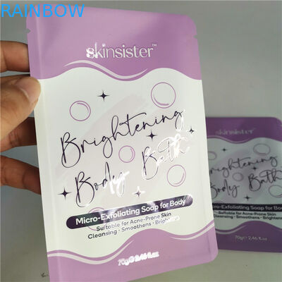 Bolso cosmético laminado que se puede volver a sellar de la cremallera del SGS MPET del bolso del bocado del AL 0.7C 12C