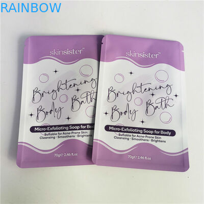 Bolso cosmético laminado que se puede volver a sellar de la cremallera del SGS MPET del bolso del bocado del AL 0.7C 12C