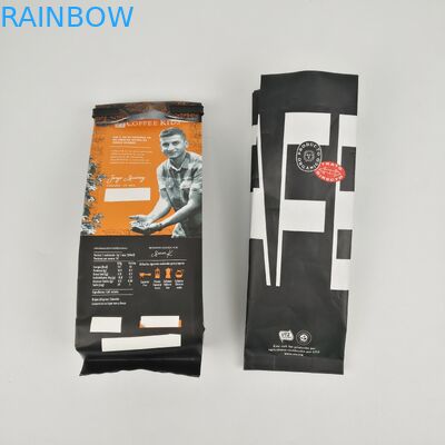 bolso lateral inferior plano de la cremallera del escudete del SGS 12C PE del bolso de 200mic que embala CMYK