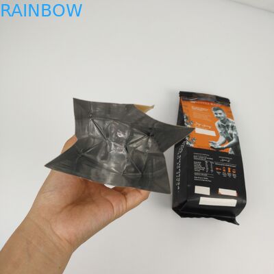 bolso lateral inferior plano de la cremallera del escudete del SGS 12C PE del bolso de 200mic que embala CMYK