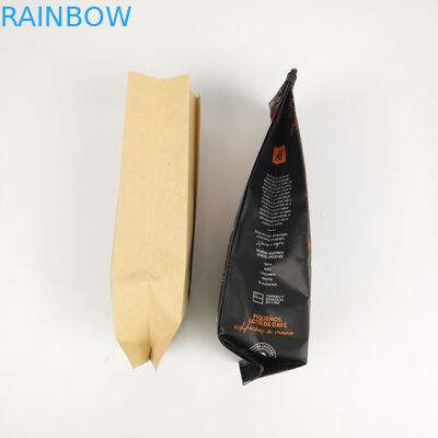 bolso lateral inferior plano de la cremallera del escudete del SGS 12C PE del bolso de 200mic que embala CMYK