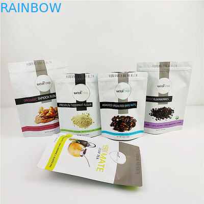 Bolso de empaquetado evaluado del bolso VMPET THC CBD del Ziplock del papel de aluminio de 200mic CMYK