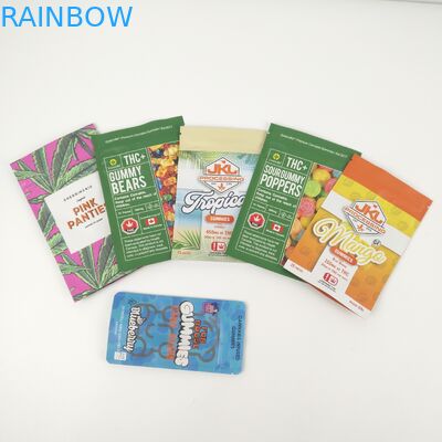 Bolsa de la cremallera de Doypack del fotograbado de CMYK 200mic Matte Aluminum Foil Pouches VMPET