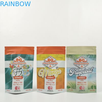 Matte Doypack 0.7c Al Stand Up Zipper Pouch abonable para el bocado de Bolsa