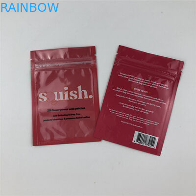 bolso 0.7c Al With Clear Front Window de la cremallera de Mylar del fotograbado de 120mic MOPP