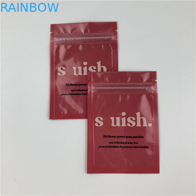 bolso 0.7c Al With Clear Front Window de la cremallera de Mylar del fotograbado de 120mic MOPP