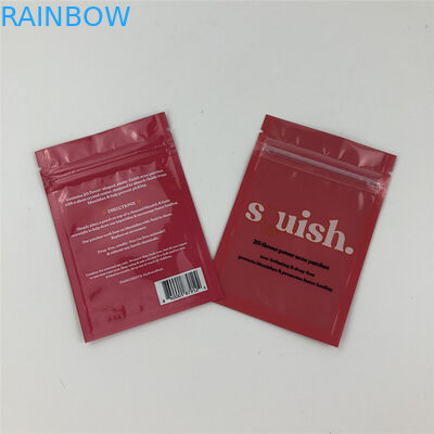 bolso 0.7c Al With Clear Front Window de la cremallera de Mylar del fotograbado de 120mic MOPP