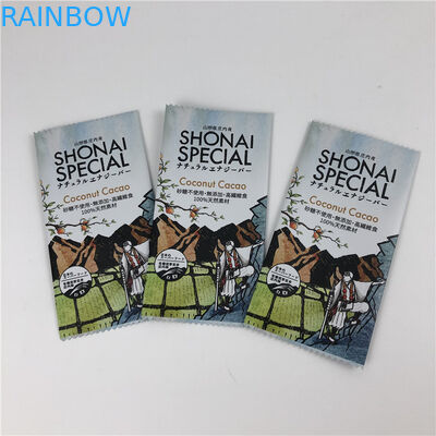 Envoltura plástica modificada para requisitos particulares de aislamiento trasera de la barra de Granola de la categoría alimenticia del bolso para el chocolate/el empaquetado de la barra de energía