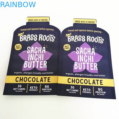 La bolsa de encargo del caramelo del bocado del bolso plano de la comida de Mylar de la bolsita del aceite de coco de la forma de la impresión de Digitaces para las malas hierbas florece