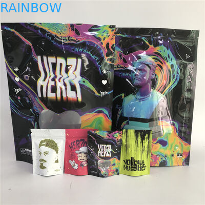 Las malas hierbas impresas de encargo de las semillas fuman el abrigo del cigarro que empaqueta a Amber Leaf Tobacco Pouch que /Blunt envuelve bolsas de empaquetado