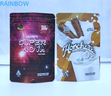 compinches del papel de aluminio de 1g 4g 7g 10g que empaquetan el bolso de la prueba del olor del delta 8 de la bolsa de los gummies del bolso CBD con la cremallera