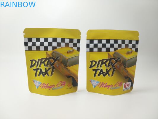 4X6 avanza lentamente el Ziplock de Mylar empaqueta malas hierbas suizas alineadas hoja de THC CBD