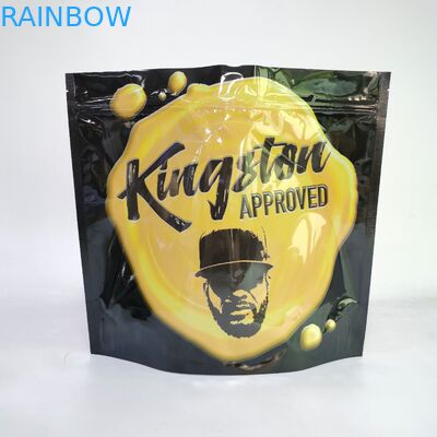 4X6 avanza lentamente el Ziplock de Mylar empaqueta malas hierbas suizas alineadas hoja de THC CBD