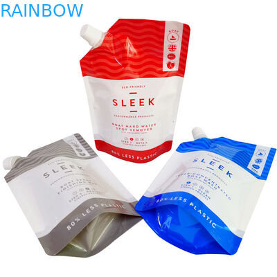 El fotograbado del bolso 240mic de la bolsa del canalón de CMYK Pantone se levanta la bolsa del canalón