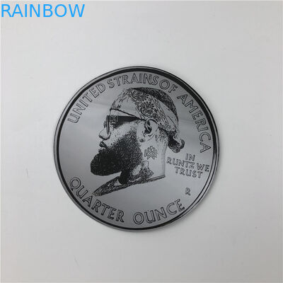 La suave al tacto que 3.5g plástico embala Mylar empaqueta bolsas irregulares cortadas con tintas con la ronda Ziplock forma bolsas de las galletas 7g