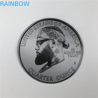 La suave al tacto que 3.5g plástico embala Mylar empaqueta bolsas irregulares cortadas con tintas con la ronda Ziplock forma bolsas de las galletas 7g