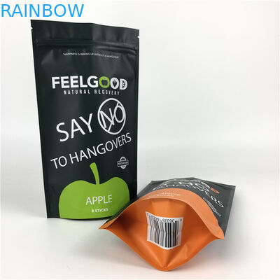 Soporte al por mayor que se puede volver a sellar de la aduana encima de la bolsa Chips Spice Snack Nuts Zipper que embala las bolsas de plástico de Mylar