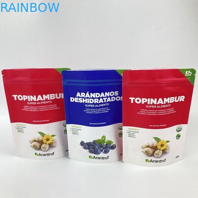 Bolsa de papel de empaquetado del PLA Kraft de las películas OPP AL Biodegradable del alimento para animales de CYMK